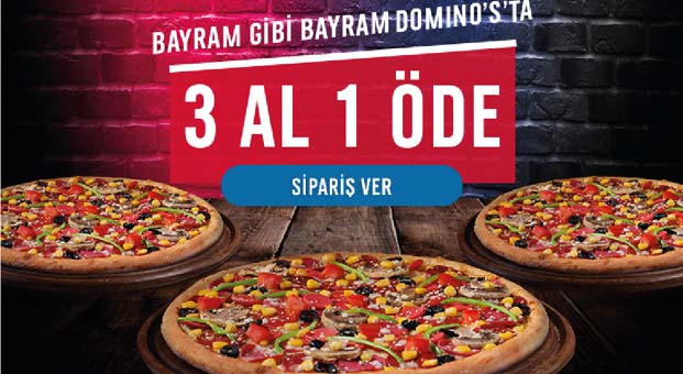 Domino�s Pizza bayram gibi bayram yaşatıyor Emlaktafark