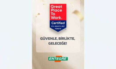 Entegre Harç, çalışan deneyimindeki güçlü kültürünü Great Place to Work Sertifikası ile taçlandırdı